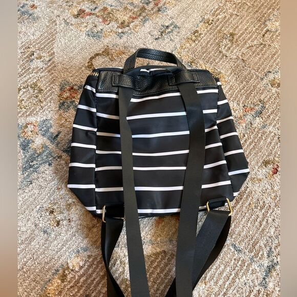Universal Thread Black and White Striped Backpack - Picture 4 of 7